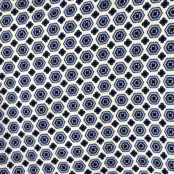 Audrey & Celine Slim Ankle Cropped Chino Pant Geometric Pattern size 8 - Picture 8 of 11